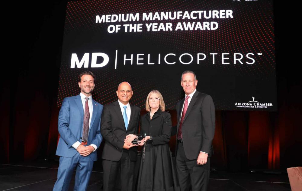 MD Helicopters Receives Manufacturer of The Year Award